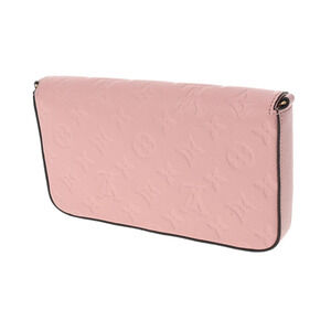 Louis Vuitton Pink Pochette Leather Empreinte Clutch Rose Bag Felicie Poodle